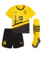 Billige Borussia Dortmund Donyell Malen #21 Hjemmedraktsett Barn 2023-24 Kortermet (+ Korte bukser)